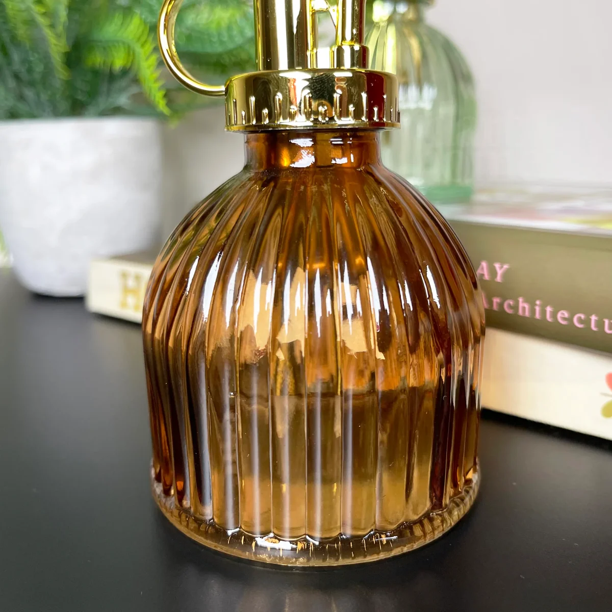 Autumnal Ribbed Glass Plant Mister 200ml - Image 6
