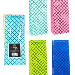 PACK OF 4 ASST. WINE BAGS