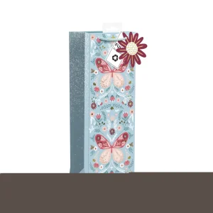 FLORAL BUTTERFLY BOTTLE BAG